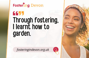 Through fostering I learned how to garden - A women talking about the skills she has gained as a result of fostering