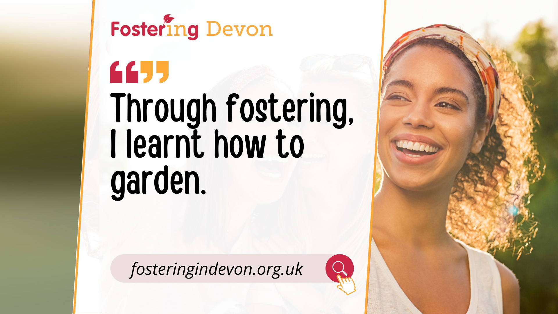 Through fostering I learned how to garden - A women talking about the skills she has gained as a result of fostering